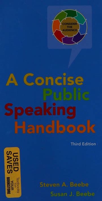 A Concise Public Speaking Handbook Beebe Steven A Free