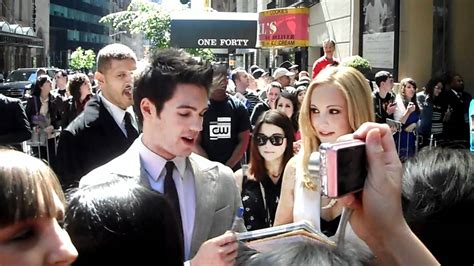Candice Accola And Steven R Mcqueen At Cw Upfronts 2012 In Nyc Youtube