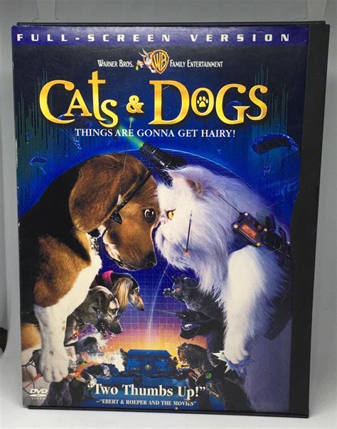 Cats And Dogs Dvd 2001 Full Frame Version 85392125326 Ebay