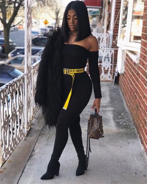 All Black Pin Kjvougee ‘ 🖤 Black Girl Outfits Birthday Outfits Black Girl Birthday