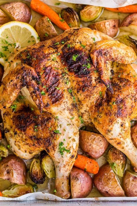 And if you've got any leftovers, you can keep them in the fridge to rustle up some speedy weeknight. This Spatchcock Chicken recipe is our favorite way to bake a whole chicken. Every part of the ...