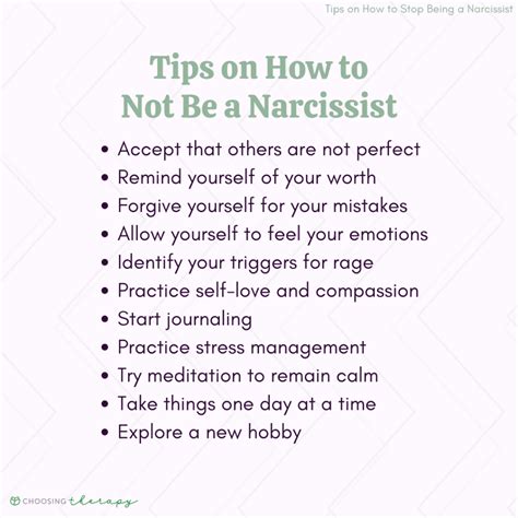 How To Stop Being A Narcissist 21 Tips Choosing Therapy