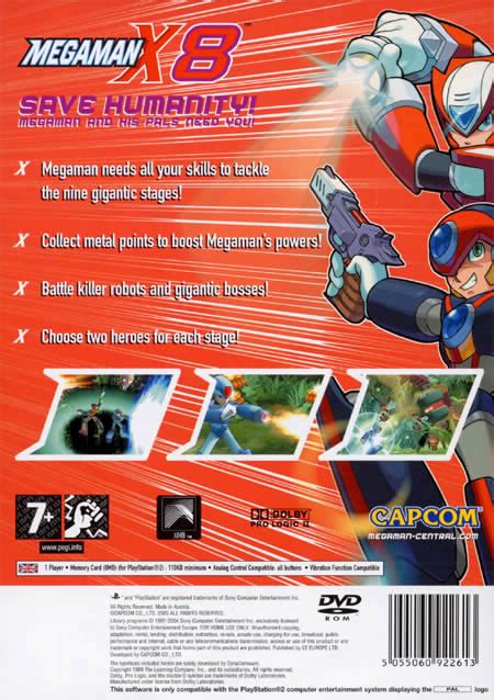 Box Artwork Mega Man X8 Mega Man Xz The Maverick Hunters