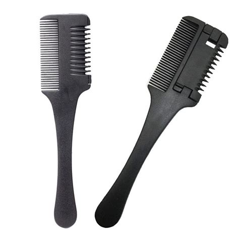 Diy Hair Razor Comb Cutting Thinning Home Trimmer With Inside Blades