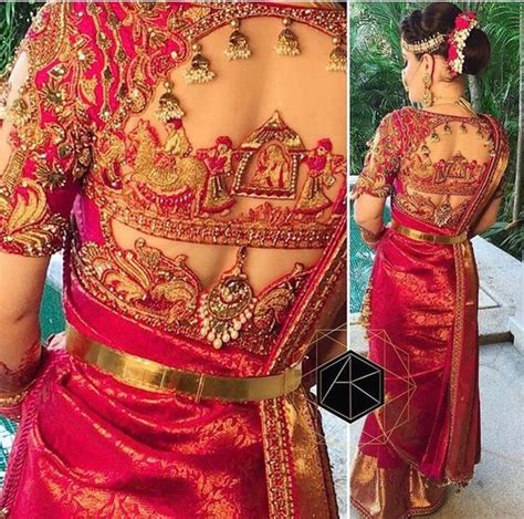 15 Unique Blouse Designs For Wedding Saree Candy Crow