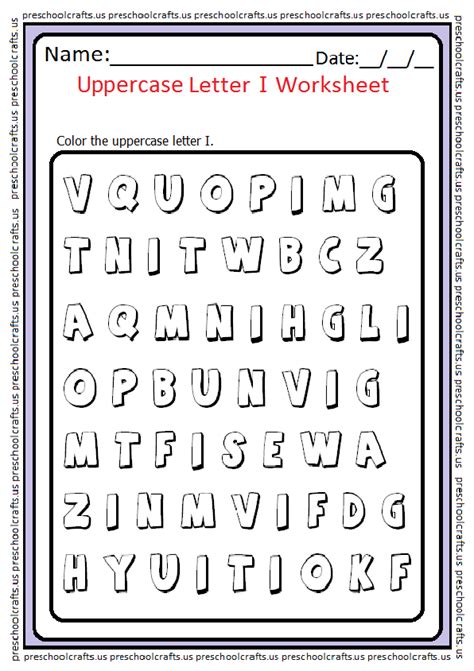 Whatever u want to say. Uppercase Letter I Worksheets / Free Printable - Preschool ...