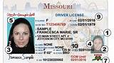 Missouri Drivers License Verification Images
