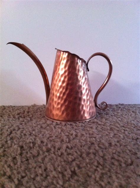 Gregorian Solid Copper Watering Can Made In The Usa New