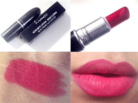 Mac All Fired Up Retro Matte Lipstick Review Swatches Skin Makeup