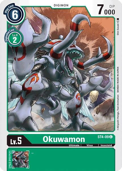Okuwamon Starter Deck Giga Green Digimon Cardtrader