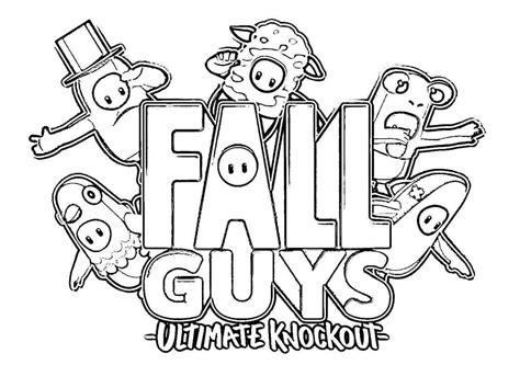 Fall Guys Coloring Pages And Printing