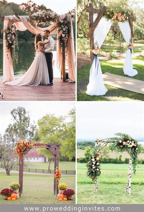 20 Chic And Easy Diy Ideas For Rustic Wedding Arch