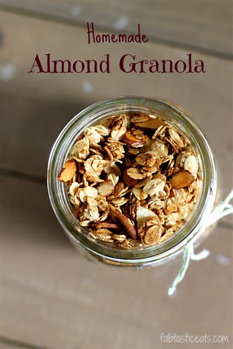 Homemade Almond Granola Belle Vie