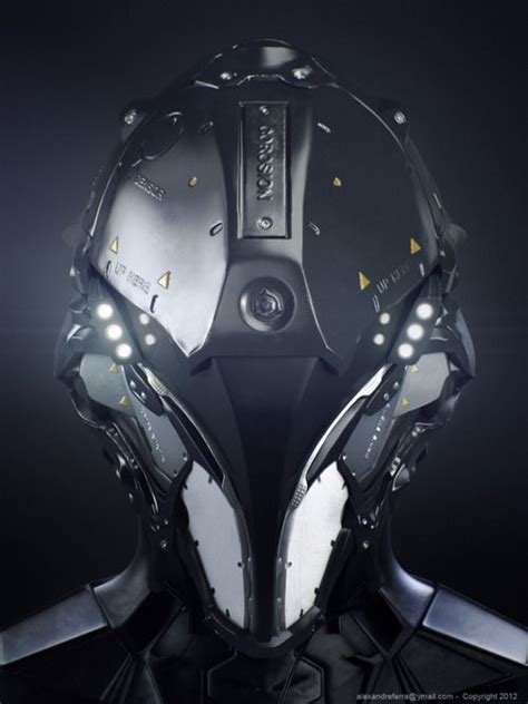 Futuristic Helmet Helmets Masks Pinterest
