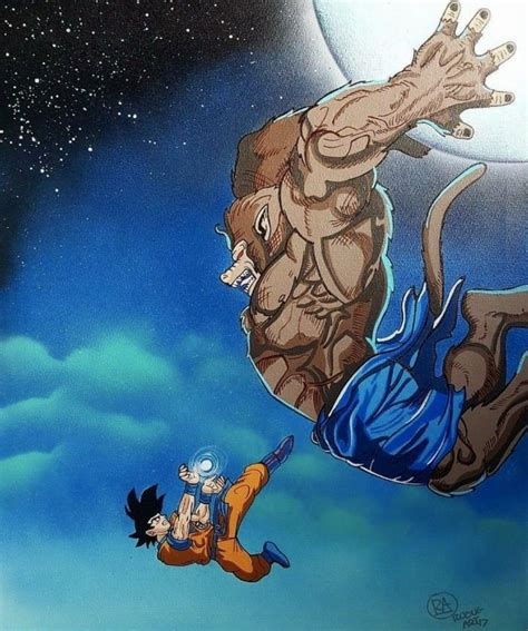 This isn't the first time great ape vageta has been shown, as the nostalgia filled commercial that brought dragon ball z to life recently also showcased this impressive. Goku Vs The Great Ape | Anime dragon ball super, Anime dragon ball, Dragon ball super manga