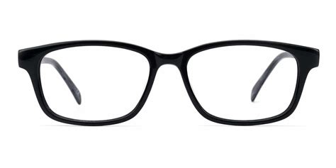 Carl Rectangle Eyeglasses In Black Sllac