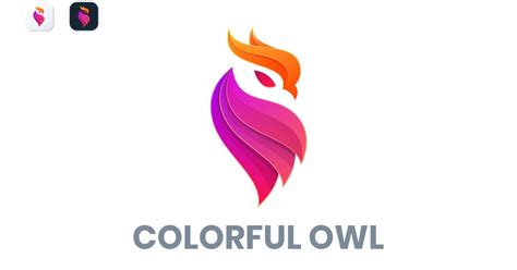 Colorful Owl Logo Template By Lelevien On Envato Elements