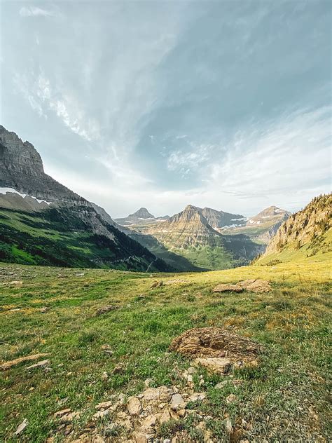 Mountains Peaks Rocks Grass Sky Hd Phone Wallpaper Peakpx