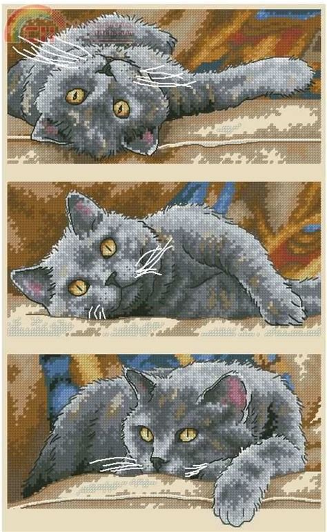 Max The Cat A Dimensions Cross Stitch Kit Features An