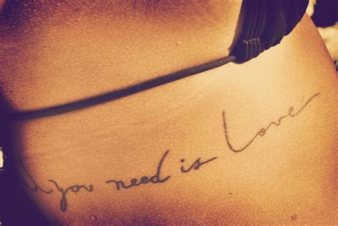 Upload, livestream, and create your own videos, all in hd. MiTattoo - Fotos de Tatuajes: Tattoo "All you need is love"