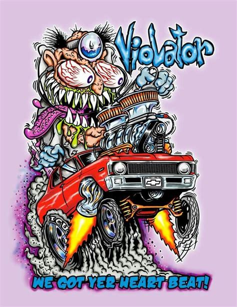 Monster Garage Monster Car Car Drawings Cartoon Drawings Ed Roth
