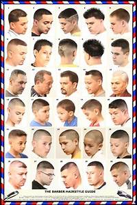 06 2hsm Mens Hairstyle Guide Poster Barber Depot