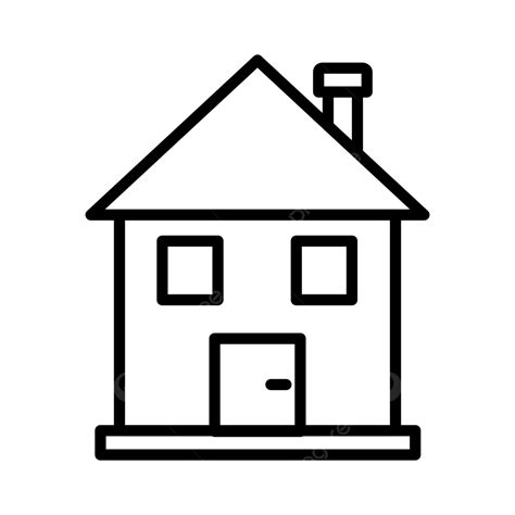 House Line Icon Vector Building Home Home Page Png And Vector With