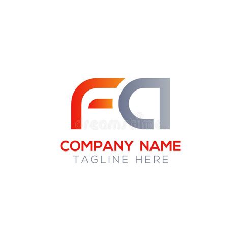 Initial Fa Letter Logo With Creative Modern Business Typography Vector
