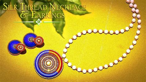 Knots are a good way of adding spacing to the pearls. How To Make Good Looking Pearl, Silk Thread Necklace ...