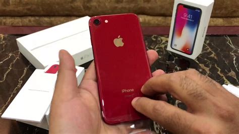 Iphone 8 Product Red Unboxing Youtube
