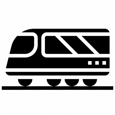 Electric Express Railway Train Transportation Icon