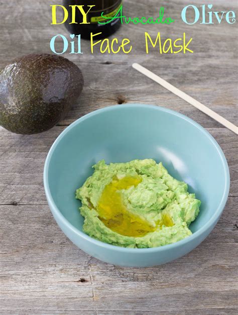 Avocado Olive Oil Face Mask Recipe Olive Oil Face Mask Olive Oil For Face Anti Aging Homemade
