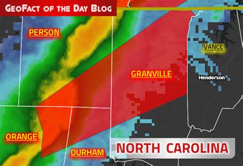 Geofact Of The Day 10312019 North Carolina Tornado Warning 6