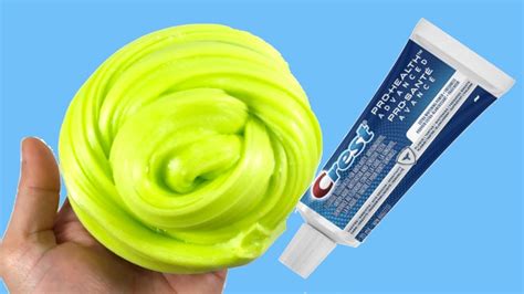 Diy Toothpaste Fluffy Slime No Glue No Shaving Crream No Borax