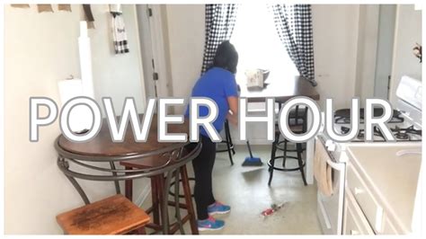 🍃clean with me power hour speed cleaning cleaning motivation🍃 youtube