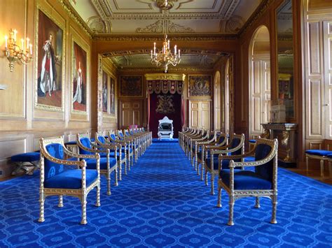 The Garter Star Castle Rooms Palace Interior Windsor Castle