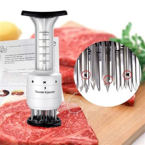 Meat Tenderizer Marinade Tool Super Duper Goodies Meat Injector