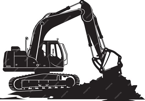 Industrial Innovator Excavator Vector Logo Ground Goliath Vector Emblem