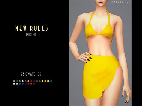 Sssvitlans “ Heavendy Cc “ Heavendy Cc New Rules Bikini • New Mesh