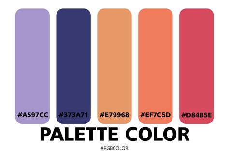 A Collection Of Accurately Color Palettes With Codes Perfect For Use