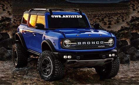 Así Se Vería El Inminente Ford Bronco Raptor Con El Más Agresivo Off