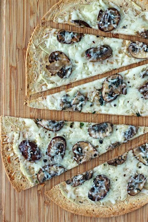 These Three Cheese Mushroom Flatbreads Are Restaurant Quality You Can
