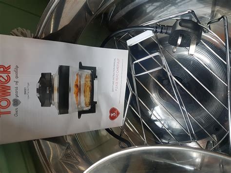 Andrew James Halogen Oven Litre With Hinged Lid Posot Class