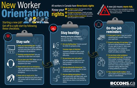 Ccohs New Worker Orientation Infographic Continuing Care Safety