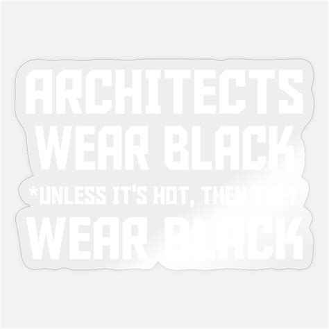 Architecte Stickers Unique Designs Spreadshirt