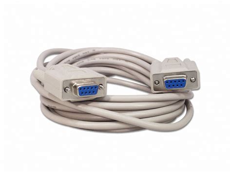 15 Foot Db9 9 Pin Serial Port Null Modem Cable Female Female