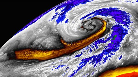 Latest On North Pacific Spectacular Satellite View Of A Monster