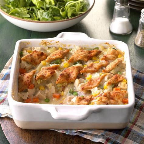 Pastry Topped Turkey Casserole Recipe Taste Of Home