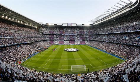 Santiago Bernabeu Stadium Real Madrid Champions League Soccer