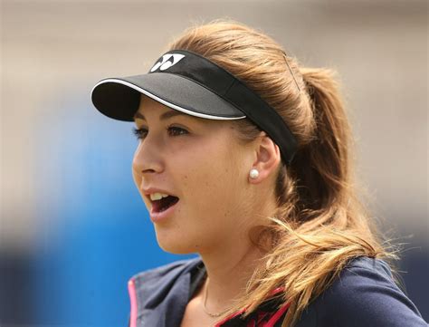 Swiss Tennis Player Belinda Bencic Face Closeup Smiling Photos